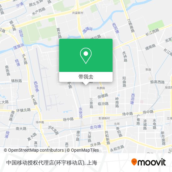 中国移动授权代理店(环宇移动店)地图