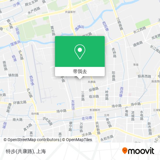 特步(共康路)地图