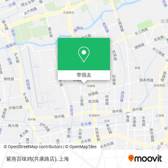 紫燕百味鸡(共康路店)地图