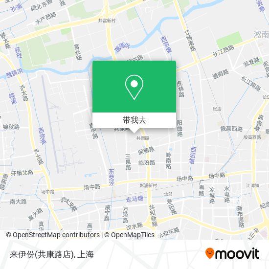 来伊份(共康路店)地图