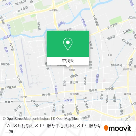 宝山区庙行镇社区卫生服务中心共康社区卫生服务站地图