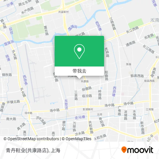 青丹鞋业(共康路店)地图