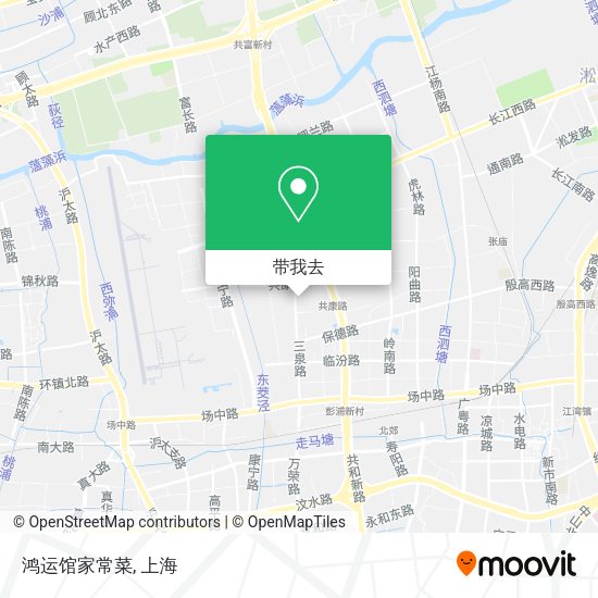 鸿运馆家常菜地图