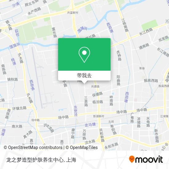 龙之梦造型护肤养生中心地图