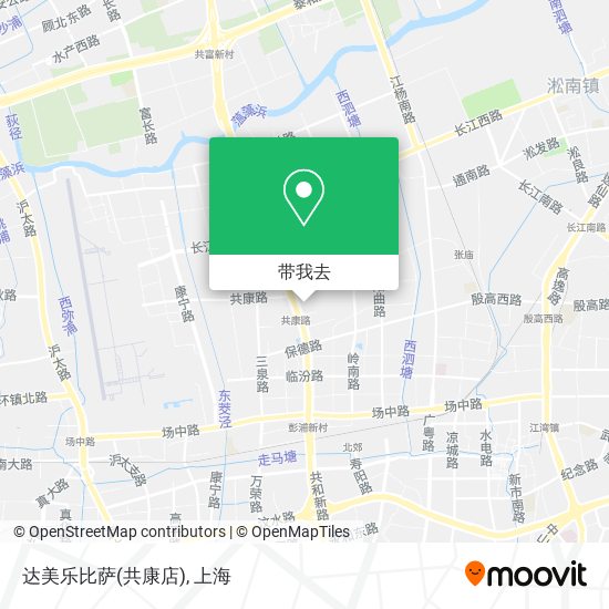 达美乐比萨(共康店)地图