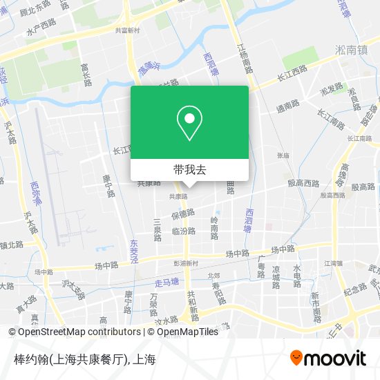 棒约翰(上海共康餐厅)地图