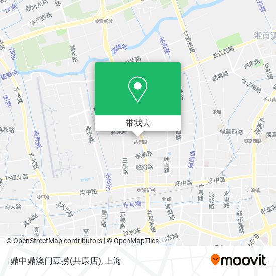 鼎中鼎澳门豆捞(共康店)地图