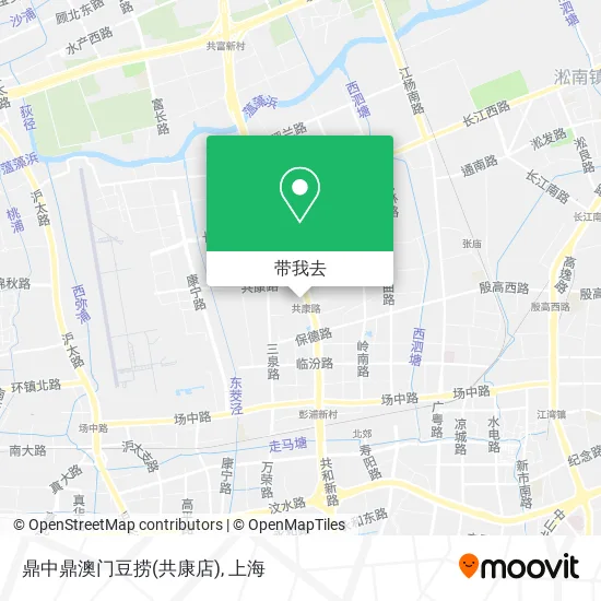 鼎中鼎澳门豆捞(共康店)地图