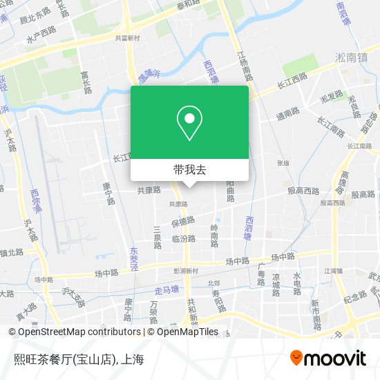 熙旺茶餐厅(宝山店)地图