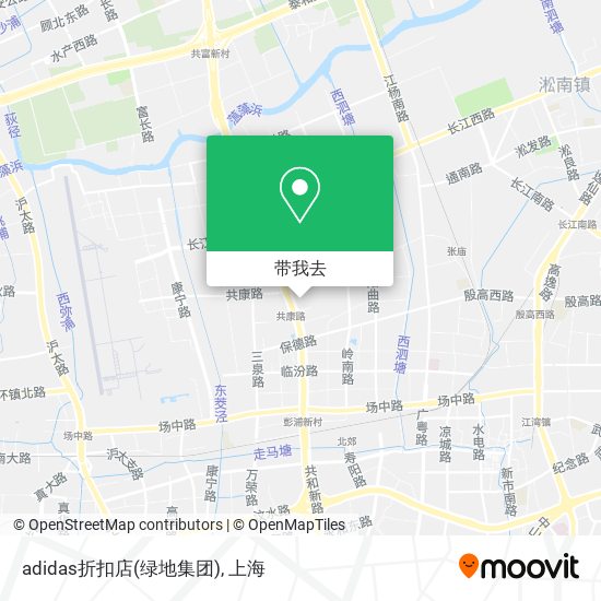 adidas折扣店(绿地集团)地图