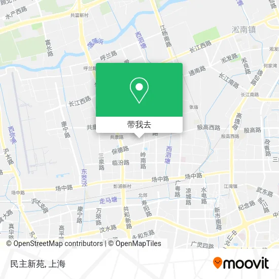 民主新苑地图