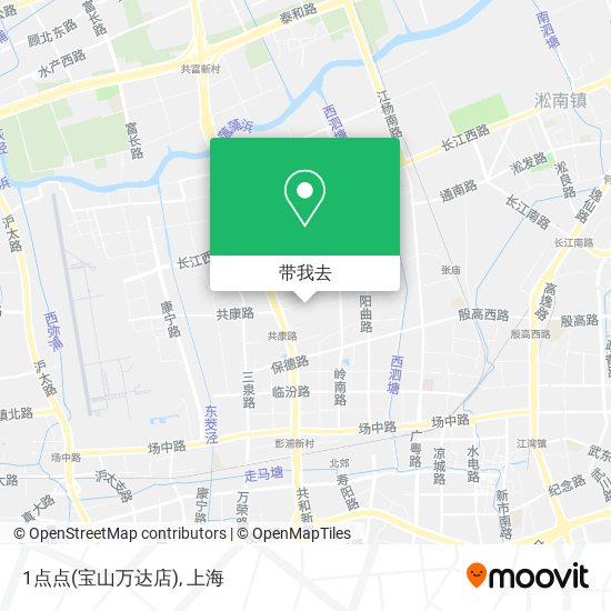 1点点(宝山万达店)地图