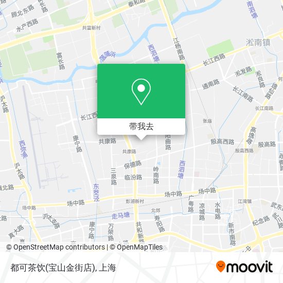 都可茶饮(宝山金街店)地图