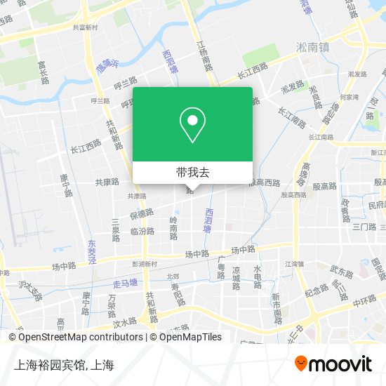 上海裕园宾馆地图
