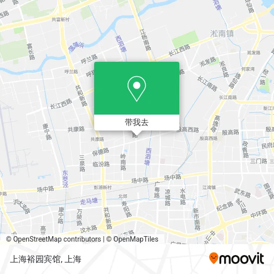 上海裕园宾馆地图