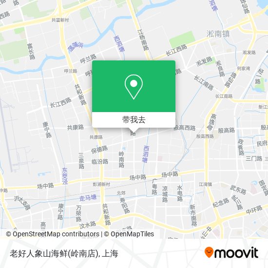 老好人象山海鲜(岭南店)地图