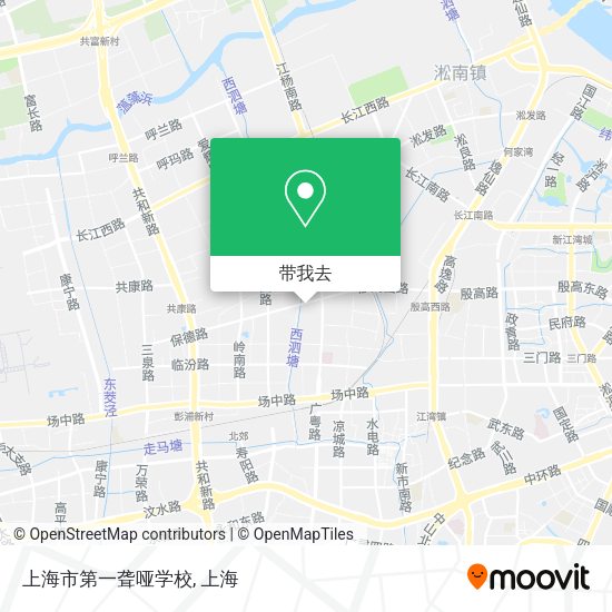 上海市第一聋哑学校地图