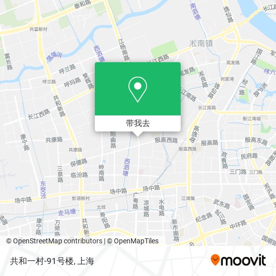 共和一村-91号楼地图