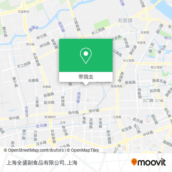上海全盛副食品有限公司地图