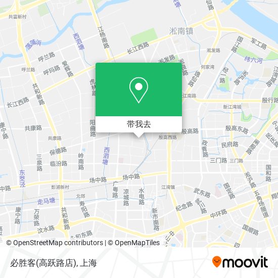 必胜客(高跃路店)地图