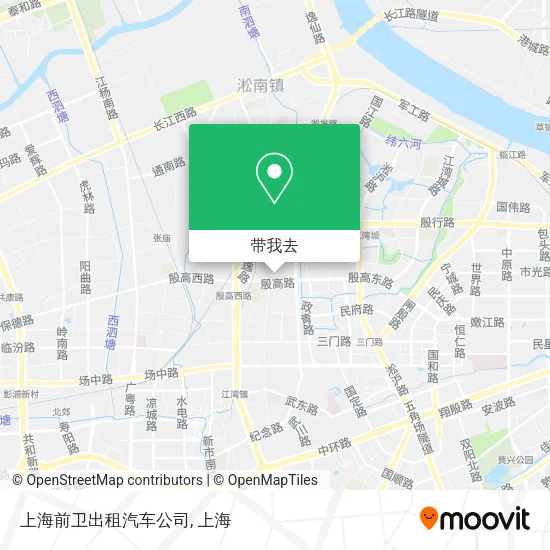 上海前卫出租汽车公司地图