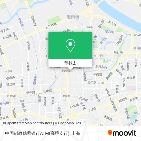 中国邮政储蓄银行ATM(高境支行)地图