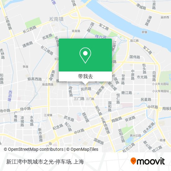 新江湾中凯城市之光-停车场地图