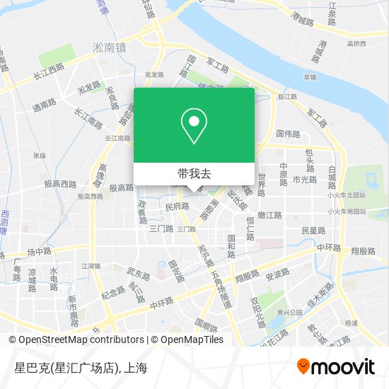 星巴克(星汇广场店)地图