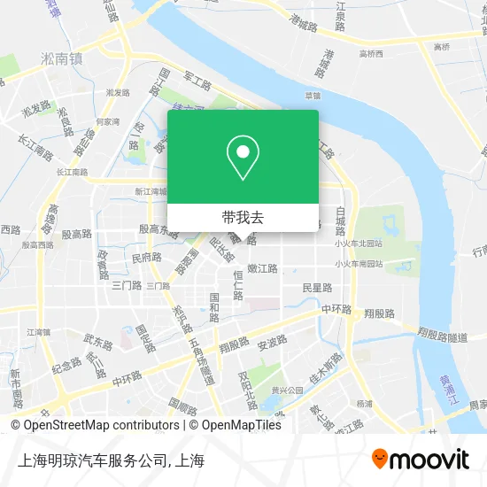 上海明琼汽车服务公司地图