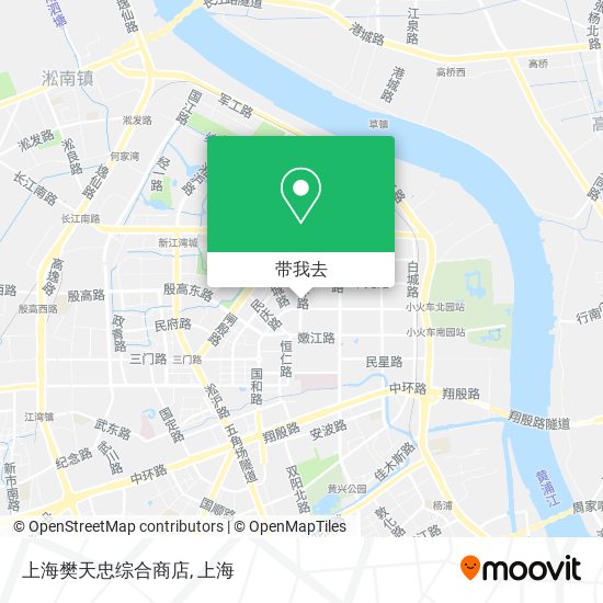 上海樊天忠综合商店地图