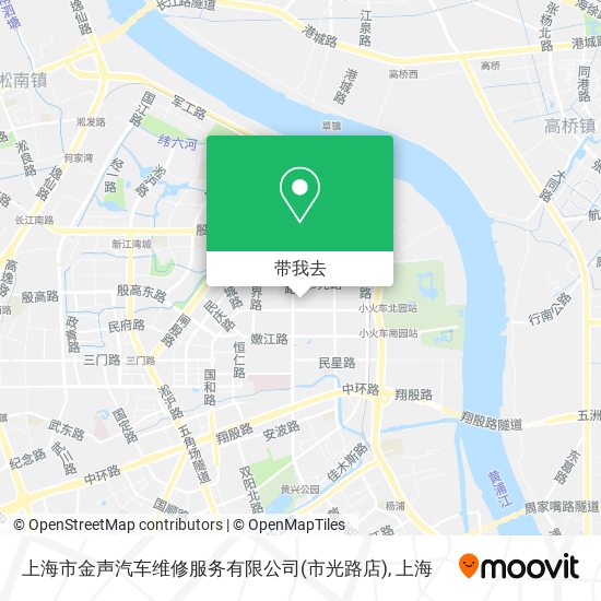 上海市金声汽车维修服务有限公司(市光路店)地图