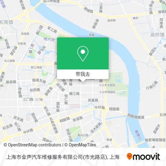 上海市金声汽车维修服务有限公司(市光路店)地图