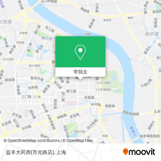 益丰大药房(市光路店)地图