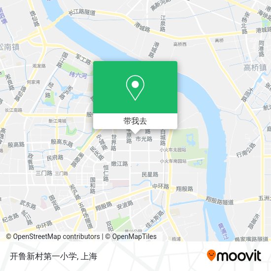 开鲁新村第一小学地图