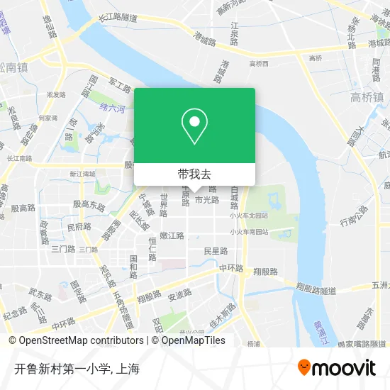 开鲁新村第一小学地图