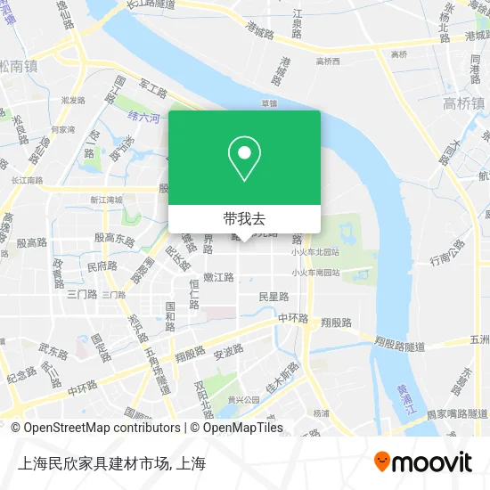 上海民欣家具建材市场地图