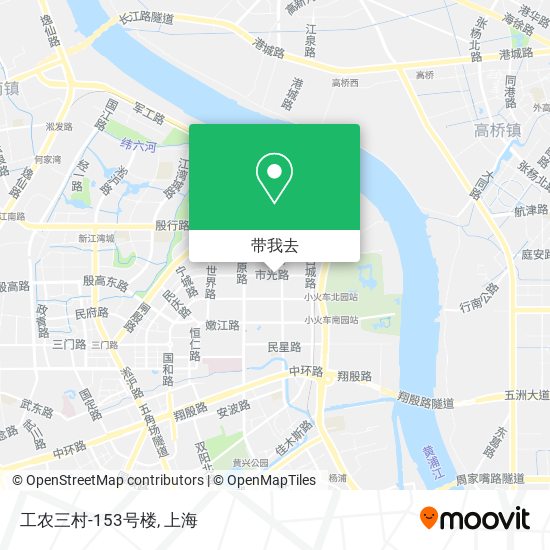工农三村-153号楼地图