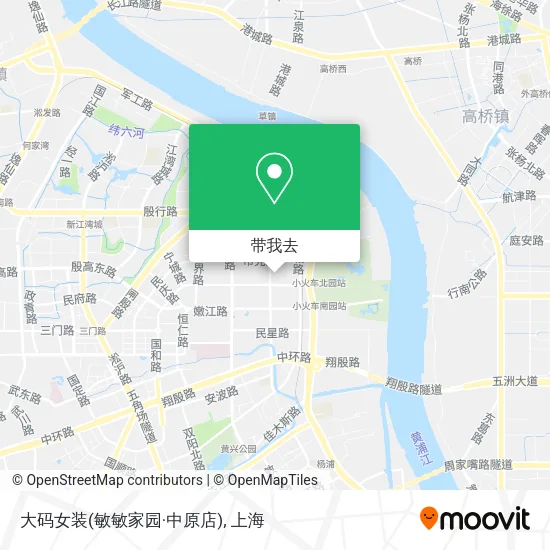 大码女装(敏敏家园·中原店)地图