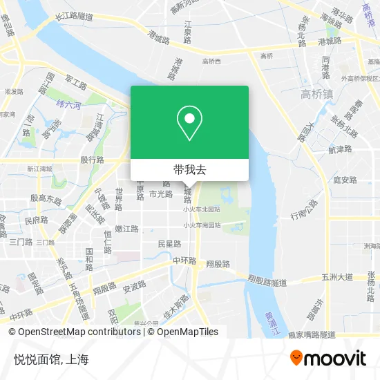 悦悦面馆地图