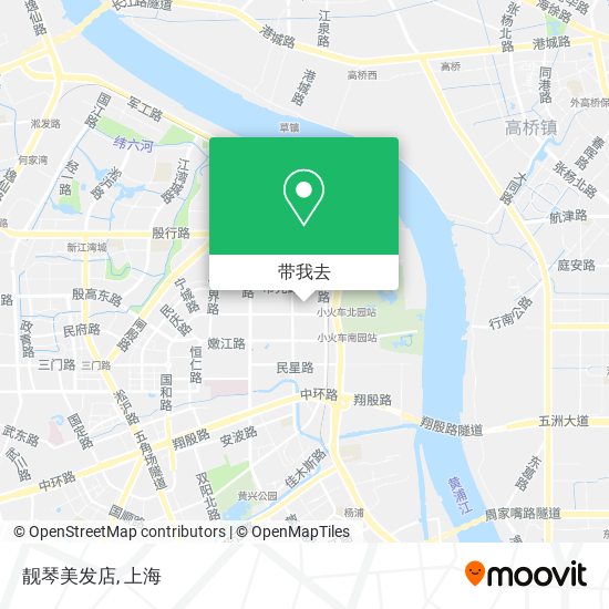 靓琴美发店地图