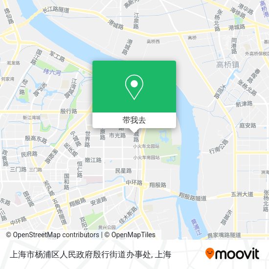 上海市杨浦区人民政府殷行街道办事处地图