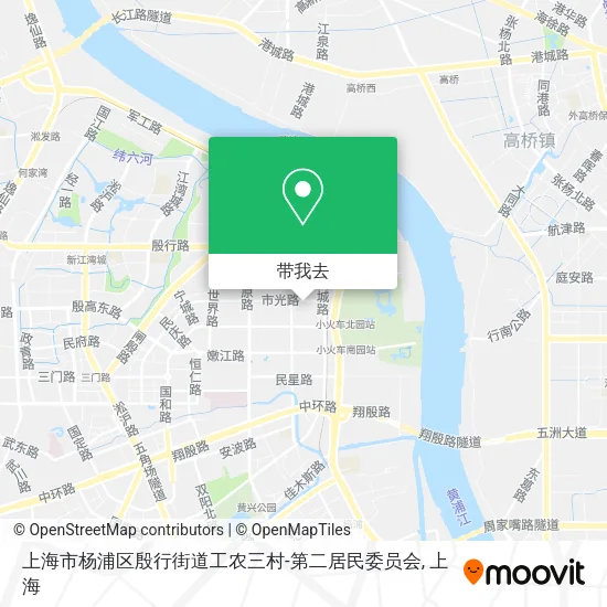 上海市杨浦区殷行街道工农三村-第二居民委员会地图
