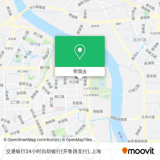 交通银行24小时自助银行(开鲁路支行)地图