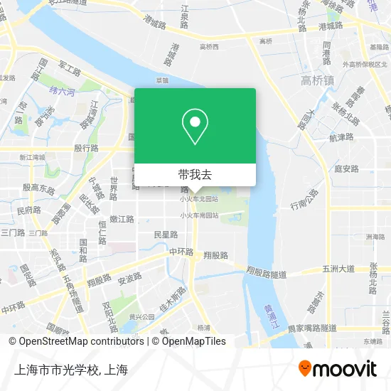 上海市市光学校地图