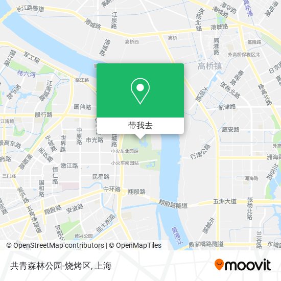 共青森林公园-烧烤区地图
