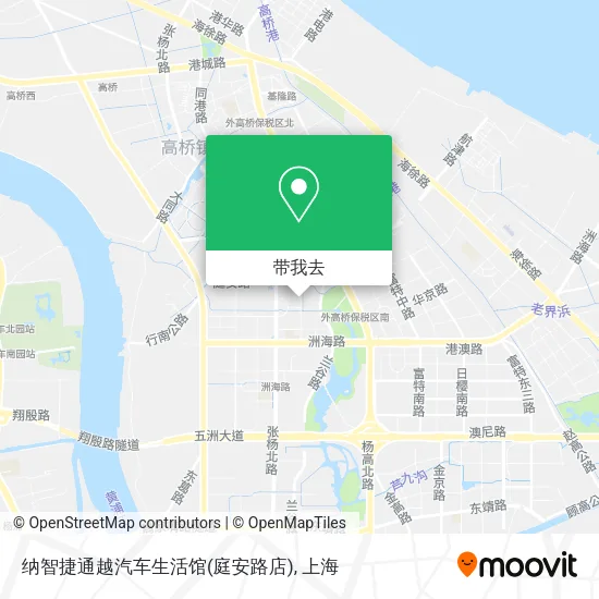 纳智捷通越汽车生活馆(庭安路店)地图