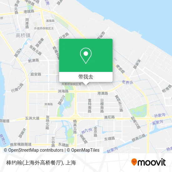 棒约翰(上海外高桥餐厅)地图