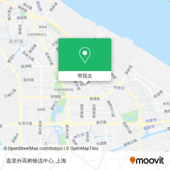 嘉里外高桥物流中心地图