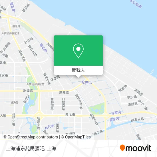 上海浦东苑民酒吧地图