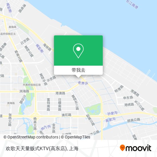 欢歌天天量贩式KTV(高东店)地图